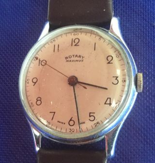 Vintage Rare Early Rotary Maximus Gents Watch.