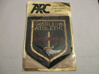 Rare Old Charlton Athletic Football Club Woven Blazer Badge