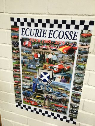 Ecurie Ecosse Scottish Tour 2019 - Poster - Very Rare Limited Edition