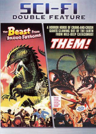 Them/the Beast From 20,  000 Fathoms Sci - Fi Double Feature,  Rare (dvd,  2006)