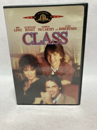Class Dvd 1983 Rob Lowe Andrew Mccarthy Jacqueline Bisset Rare Oop Brat Pack 80s