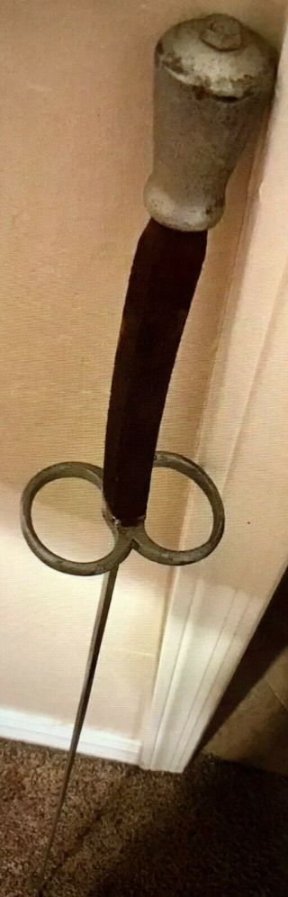 Antique Vintage German Marked Fencing Foil Epee Sword 42”