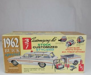 Rare Vintage 1962 Amt 1962 Buick Special Station Wagon Box Only