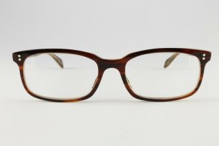 Rare Authentic Oliver Peoples Denison Ov5102 1310 Brown Stripe 53mm Glasses