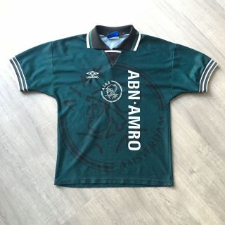 Ajax 1995 1996 Umbro Away Football Shirt Jersey Y/xs/s Rare