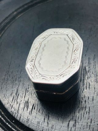 Antique Georgian Silver Vinaigrette Birmingham 1820s Rare Collectable