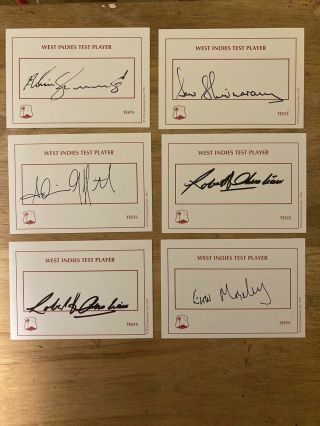 West Indies Cricket - Rare Signatures - Featuring Ezra Mosely
