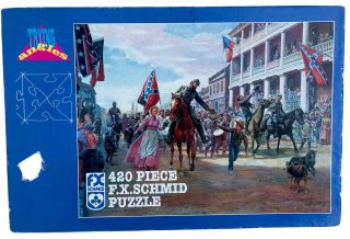 Fx Schmid Vintage Jigsaw Puzzle 1996 General Thomas J.  Stonewall Jackson 1862