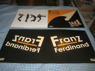 Franz - (ferdinand) - 1 Poster Flat - 2 Sided - 12x24 - Nmint - Rare