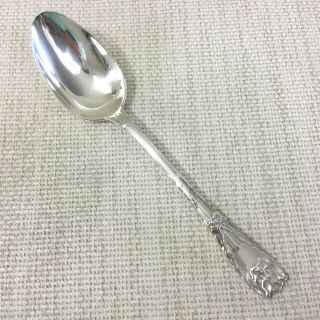 Rare Christofle Peau De Lion Cutlery Silver Plate Table Spoon Charles Rossigneux