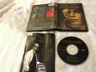Shadow Of The Vampire (2001) Dvd W/ Insert Rare Oop