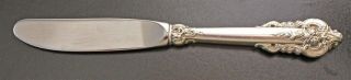 Wallace Sterling Handled Grande Baroque Butter Knife Modern Blade