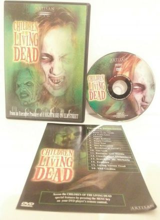 Children Of The Living Dead (oop Rare Artisan 2001 Dvd,  Sensormatic)