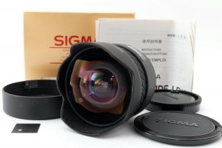 Rare Exc,  5 Sigma Af 14mm F3.  5 For Sony Minolta Mount From Japan