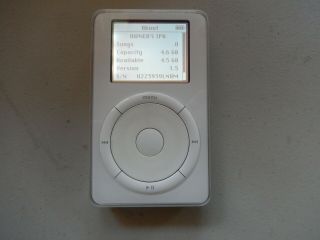 Apple Ipod Classic 1st Generation Click Wheel 5gb M8541 - Rare Vintage Collectible