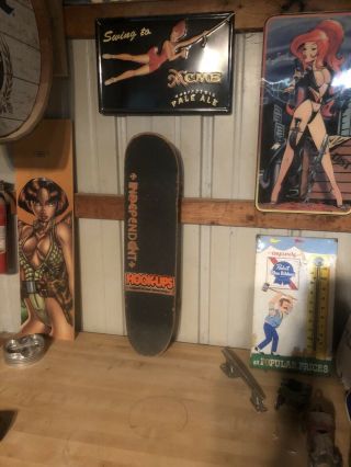 Hook Ups Skateboard Deck Vintage Release Complete Rare 2