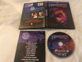 Frankenstein And The Monster From Hell (1973) Dvd Rare Oop