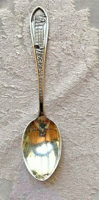Vintage Enco Sterling Silver San Francisco Cable Car Cut Out Souvenir Spoon