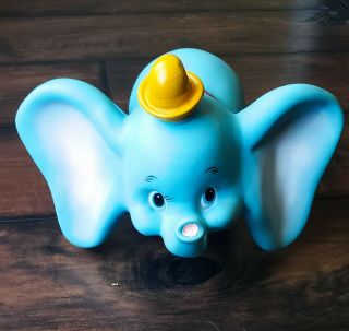 Vintage Rare Walt Disney Productions Dumbo Squeeze Toy Made In Japan