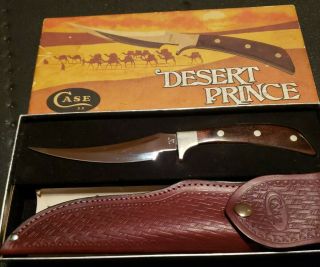 1981 Case Xx Desert Prince Knife Box With Sheath & Brochure Rare
