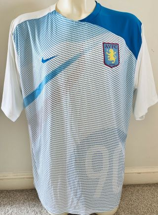 Aston Villa Player Issued 2008/09 Nike Training Shirt Rare Size Xxl Vgc