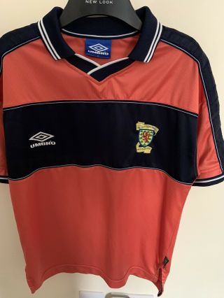 Rare Scotland National Team 1999/2000 Away Football Shirt Jersey Maglia Umbro
