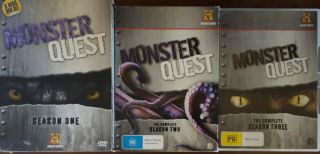 Monster Quest The Complete Season 1 2 3 Rare Dvd History Channel Tv Series Show