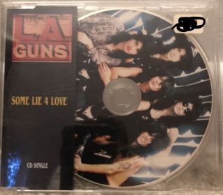 Rare La Guns Some Lie For Love Uk Cd Single Live Tracks 1991 Guns N Roses