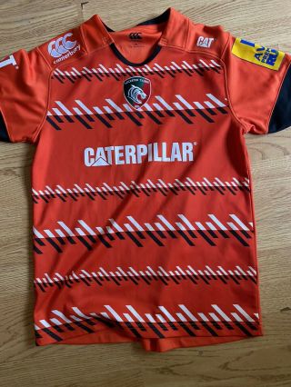 Leicester Tigers Away Rugby Shirt 2014/2015 Jersey M Canterbury Rare Goneva 11
