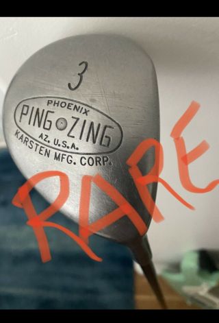 Rarest Of The Rare Ping Golf Club - 3 Metal Wood - Collectible Collectors Model