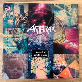 Anthrax - Sound Of White Noise - 1993 Vinyl Lp - Very Good (vg,  /vg, ) Rare