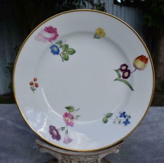 Rare Early 19th Century Swansea Porcelain Floral Dish C1820