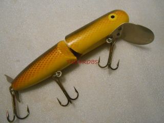 Large Unknown Musky Wood Fishing Lure 7 3/4 "