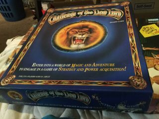 Challenge Of The Lion Lord 1/2 Price Rare Vintage Board Game