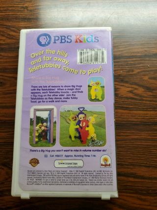 TELETUBBIES - BIG HUG VHS Volume 6 PBS KIDS - Rare 2