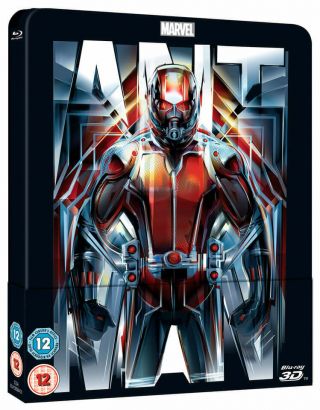 Ant - Man 3d Blu - Ray Lenticular Steelbook Zavvi Uk Rare,  Marvel Art Cards