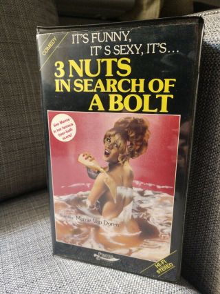 3 Nuts In Search Of A Bolt Vhs Rare Cult Clamshell