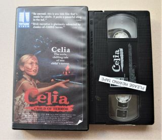 Celia Child Of Terror Vhs Tape Movie 1988 Rare Cult Horror In Clamshell - Trylon