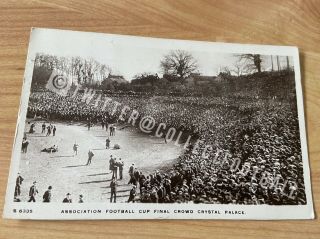Rare 1905 Fa Cup Final Aston Villa V Newcastle United At Crystal Palace Postcard