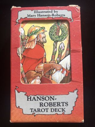Vintage 1985 Hanson Roberts Tarot Deck Complete With Booklet - Rare Oop