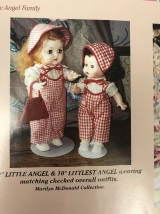 Vintage Arranbee Littlest Angel 1954 11” BKW HP Doll 3