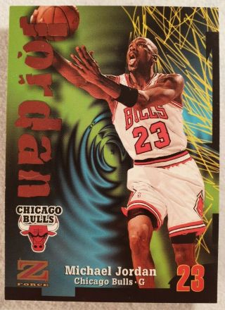 1997 - 98 Skybox Z - Force Michael Jordan Rare Premium Card 23