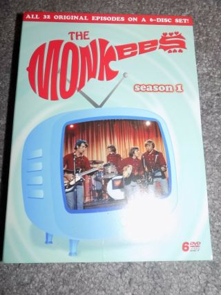 The Monkees Season 1 6 Dvds Box Set Rare
