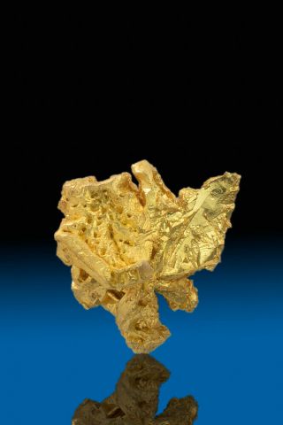Very Rare Natural Crystalized Gold Nugget Specimen – Round Mountain