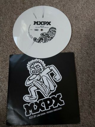 Mxpx - Aces Up / Cancer Split 7 Inch Vinyl Rare White