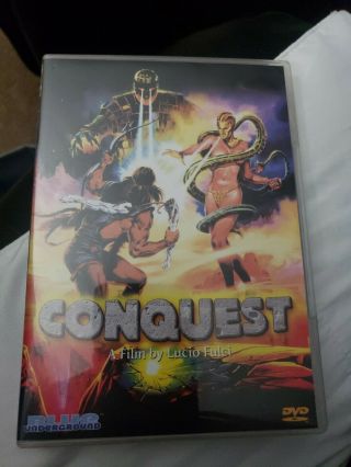 Conquest (dvd,  2004) Blue Underground Lucio Fulci Widescreen Dvd Rare Like