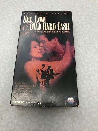 Sex Love & Cold Hard Cash Vintage Vhs B Movie Rare Drama Rws Blockbuster Kg