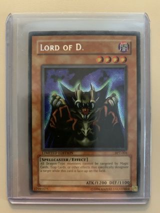 Yugioh Lord Of D.  Bpt - 004 - Limited Edition - Secret Rare - (exc - Nm)