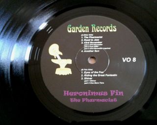 HERONIMUS FIN - The Pharmacist RARE UK HEAVY PSYCH LP Inserts/Poster 2