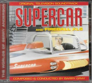 Very Rare Gerry Anderson Supercar & Fireball Xl5 Cd Music By Barry Gray